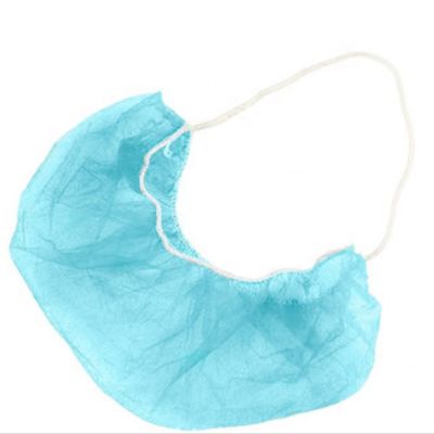 Μίας χρήσης μη υφαντό κάλυμμα γενειάδας 45x20cm Λευκό Μαύρο Μπλε