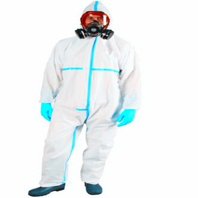 Μίας χρήσης Hazmat αποστειρωμένων δωματίων χημικό ιατρικό PPE φορμών κοστουμιών Ppekit