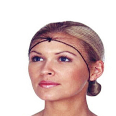 Μίας χρήσης 5mm νάυλον Hairnet για τις περούκες υφαίνει τον αόρατο χορό Hairnet 20inch