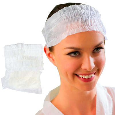 Μίας χρήσης μη υφαμένο Headband Spa Headband σαλονιών ομορφιάς ελαστικό περικάλυμμα τρίχας